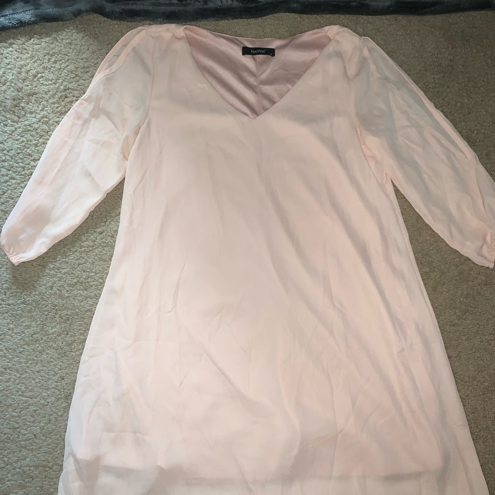 Pink Flowy Dress